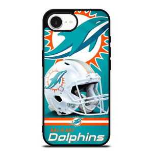 NFL MIAMI DOLPHINS HELMET LOGO iPhone 16e Case