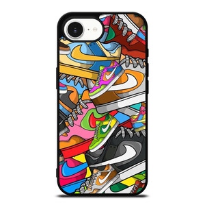 NIKE SHOES ART COLLAGE iPhone 16e Case NIKE SHOES ART COLLAGE iPhone 16e Case