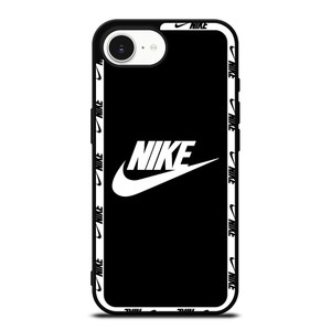 NIKE SWOOSH ROUND BLACK iPhone 16e Case NIKE SWOOSH ROUND BLACK iPhone 16e Case