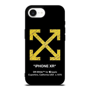 OFF WHITE YELLOW LOGO X APPLE iPhone 16e Case