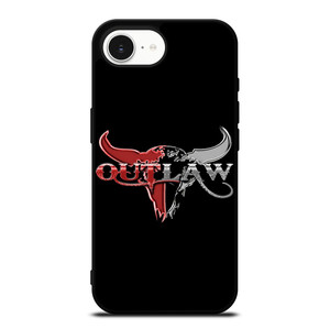 OUTLAW LOGO RED SILVER METAL iPhone 16e Case