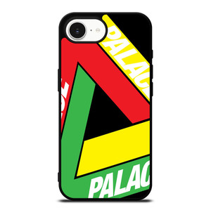 PALACE BIG LOGO RED YELLOW GREEN iPhone 16e Case PALACE BIG LOGO RED YELLOW GREEN iPhone 16e Case