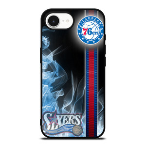PHILADELPHIA 76ERS NBA FIRE iPhone 16e Case