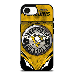 PITTSBURGH PENGUINS METAL NHL iPhone 16e Case