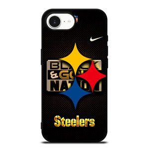 PITTSBURGH STEELERS BLACK AND GO NATION iPhone 16e Case