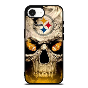 PITTSBURGH STEELERS FOOTBALL SKULL iPhone 16e Case
