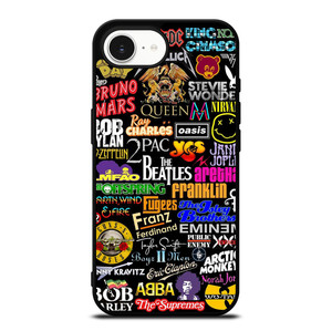 ROCK BAND COLLAGE iPhone 16e Case ROCK BAND COLLAGE iPhone 16e Case