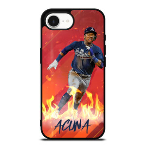 RONALD ACUNA JR ATLANTA BRAVES BASEBALL MLB iPhone 16e Case RONALD ACUNA JR ATLANTA BRAVES BASEBALL MLB iPhone 16e Case
