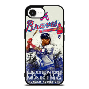 RONALD ACUNA JR ATLANTA BRAVES iPhone 16e Case RONALD ACUNA JR ATLANTA BRAVES iPhone 16e Case