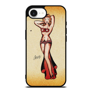 SAILOR JERRY BIKINI GIRL TATTOO iPhone 16e Case