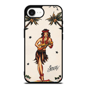 SAILOR JERRY S HULA GIRL 2 iPhone 16e Case SAILOR JERRY S HULA GIRL 2 iPhone 16e Case