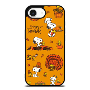 SNOOPY THE PEANUTS HAPPY THANKSGIVING iPhone 16e Case SNOOPY THE PEANUTS HAPPY THANKSGIVING iPhone 16e Case