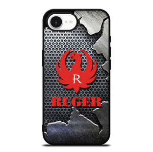 STURM RUGER FIREARM METAL LOGO 2 iPhone 16e Case STURM RUGER FIREARM METAL LOGO 2 iPhone 16e Case