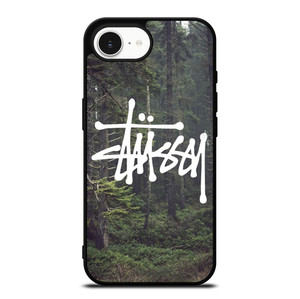 STUSSY SPOOKY FOREST LOGO iPhone 16e Case