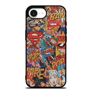 SUPERMAN POP ART COMIC iPhone 16e Case