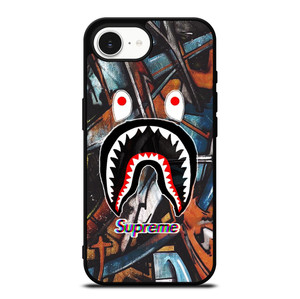 SUPREME X BAPE ABSTRACTIVE iPhone 16e Case