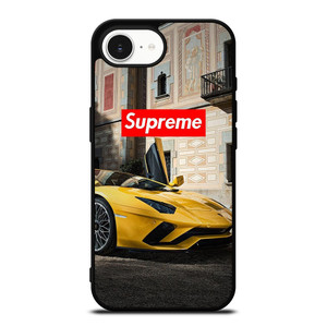 SUPREME YELLOW LAMBORGINI iPhone 16e Case SUPREME YELLOW LAMBORGINI iPhone 16e Case