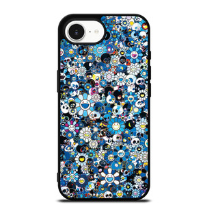 TAKASHI MURAKAMI FLOWERS BLUE iPhone 16e Case