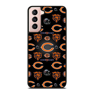 CHICAGO BEARS LOGO COLLAGE Samsung Galaxy S21 Case CHICAGO BEARS LOGO COLLAGE Samsung Galaxy S21 Case