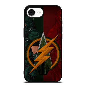 THE FLASH GREEN ARROW LOGO DC iPhone 16e Case THE FLASH GREEN ARROW LOGO DC iPhone 16e Case