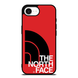 THE NORTH FACE LOGO BLACK RED iPhone 16e Case THE NORTH FACE LOGO BLACK RED iPhone 16e Case