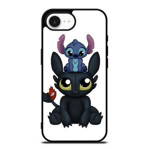 TOOTHLESS AND STITCH CARTOON iPhone 16e Case TOOTHLESS AND STITCH CARTOON iPhone 16e Case