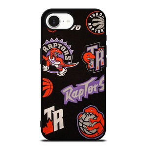 TORONTO RAPTORS LOGO COLLAGE iPhone 16e Case TORONTO RAPTORS LOGO COLLAGE iPhone 16e Case