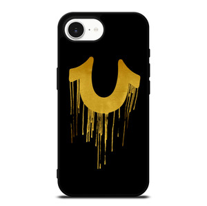 TRUE RELIGION GOLD BLACK LOGO iPhone 16e Case TRUE RELIGION GOLD BLACK LOGO iPhone 16e Case