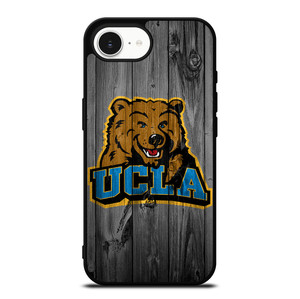 UCLA BRUINS FOOTBALL WOODEN LOGO iPhone 16e Case UCLA BRUINS FOOTBALL WOODEN LOGO iPhone 16e Case