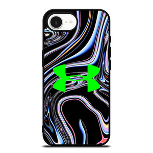 UNDER ARMOUR LOGO LIQUID CHROME iPhone 16e Case UNDER ARMOUR LOGO LIQUID CHROME iPhone 16e Case