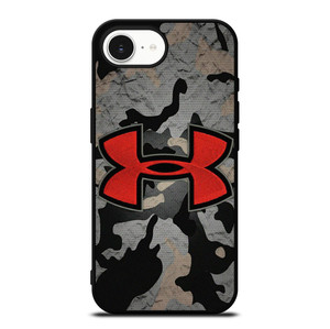 UNDER ARMOUR RED CAMO LOGO iPhone 16e Case
