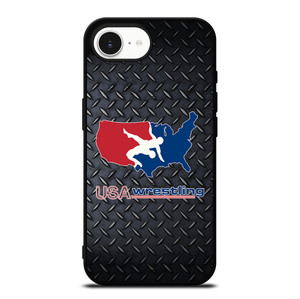 USA WRESTLING METAL LOGO iPhone 16e Case