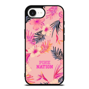 VICTORIA SECRET PINK NATION FLORAL BG iPhone 16e Case