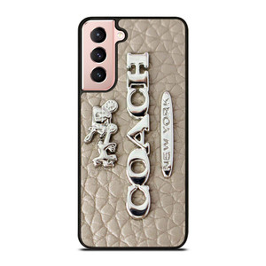 COACH LOGO GLOWING TEXTURE Samsung Galaxy S21 Case