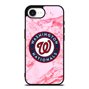 WASHINGTON NATIONALS PINK MARBLE iPhone 16e Case WASHINGTON NATIONALS PINK MARBLE iPhone 16e Case
