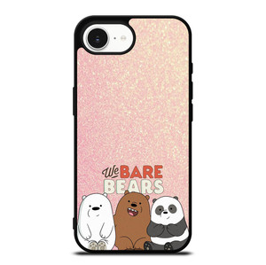 WE BARE BEARS PINK GILTTER iPhone 16e Case WE BARE BEARS PINK GILTTER iPhone 16e Case