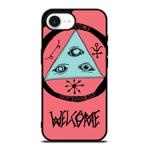 WELCOME SKATEBOARDS LOGO PINK iPhone 16e Case WELCOME SKATEBOARDS LOGO PINK iPhone 16e Case