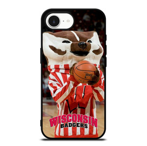 WISCONSIN BADGER MASCOT 2 iPhone 16e Case WISCONSIN BADGER MASCOT 2 iPhone 16e Case