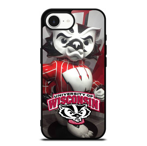 WISCONSIN BADGER MASCOT iPhone 16e Case WISCONSIN BADGER MASCOT iPhone 16e Case