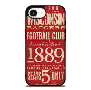 WISCONSIN BADGER OLD TICKET iPhone 16e Case