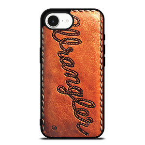 WRANGLER JEANS LOGO LEATHER iPhone 16e Case WRANGLER JEANS LOGO LEATHER iPhone 16e Case
