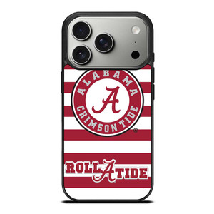ALABAMA CRIMSON TIDE ROLL A TIDE STRIPE LOGO iPhone 17 Pro Case