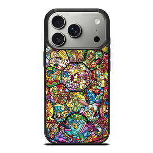 ALL DISNEY CHARACTERS GLASS ART iPhone 17 Pro Case