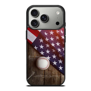 BASEBALL BALL AND FLAG iPhone 17 Pro Case