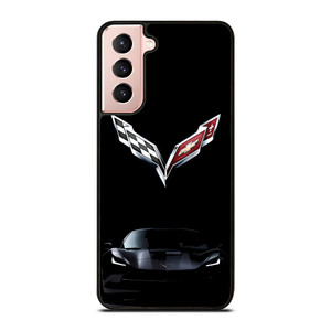 CORVETTE CAR LOGO BLACK Samsung Galaxy S21 Case CORVETTE CAR LOGO BLACK Samsung Galaxy S21 Case