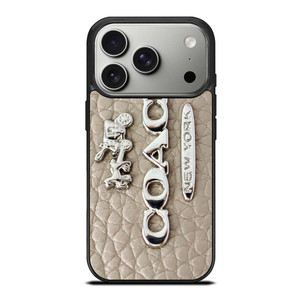 COACH LOGO GLOWING TEXTURE iPhone 17 Pro Case