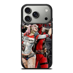 DEADPOOL HARLEY QUINN ART LOVE iPhone 17 Pro Case