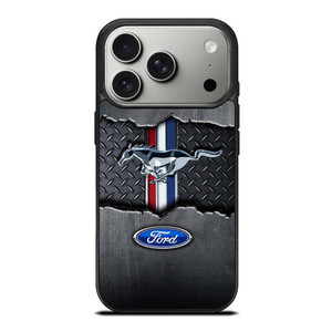 FORD MUSTANG METAL LOGO EMBLEM iPhone 17 Pro Case