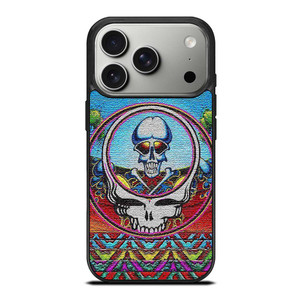 GRATEFUL DEAD SKULL FLORAL iPhone 17 Pro Case GRATEFUL DEAD SKULL FLORAL iPhone 17 Pro Case