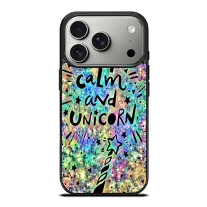 KEEP CALM AND UNICORN iPhone 17 Pro Case